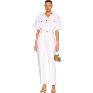 LAST 1 left.. FRAME Oversized Detail Denim Jumpsuit/Overall